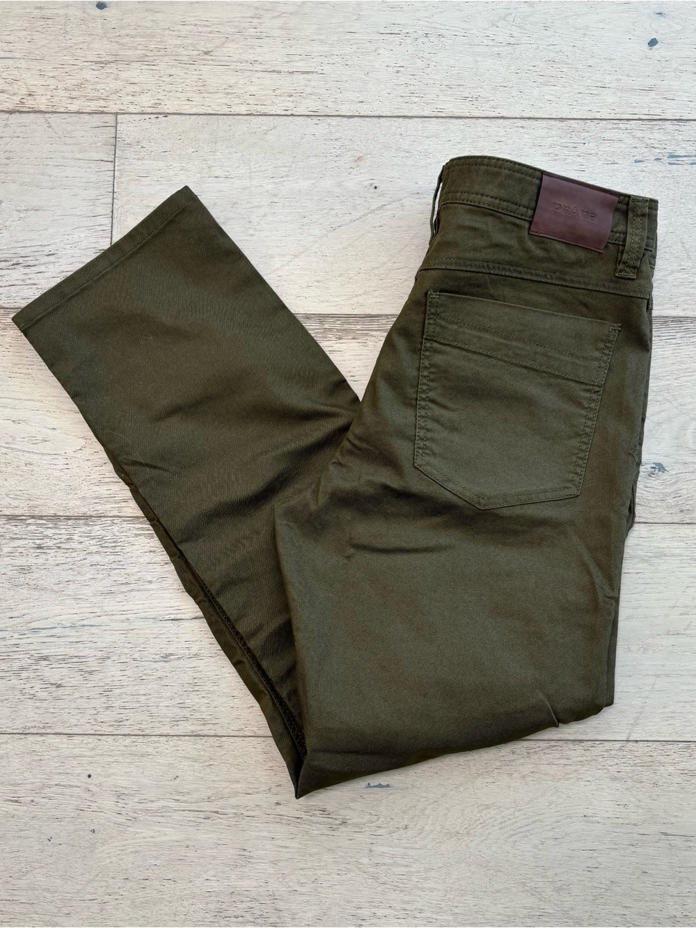 Prana men’s stretch slim fit olive pants
